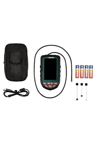 PARKSIDE PKIK 4.3 A2 Inspection Endoscope Camera, 4xAA, IP67, 4.3" LCD, USB-C