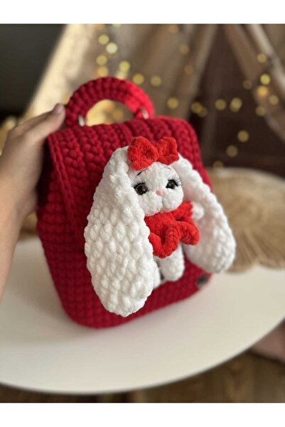 NGAHOME حقيبة محبوكة خاصة على شكل أرنب