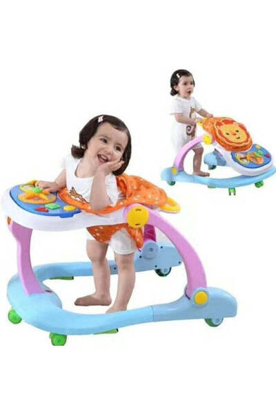 buz Premergător/centru de activități convertibil 4 în 1 pentru bebeluși, cu l...