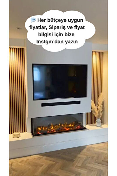SadeceInterior TV ÜNİTESİ Ölçüye ve Sizden Gelen Tasarıma Göre Özel Üretim
