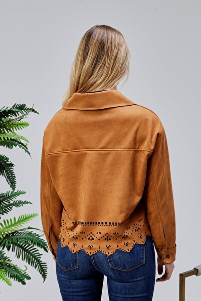 Wissi Life Scuba Suet Laser Cut Short Unlined Jacket