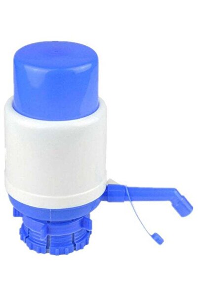 Generic مضخة يدوية لضغط المياه المعبأة في زجاجات، باللون الأزرق