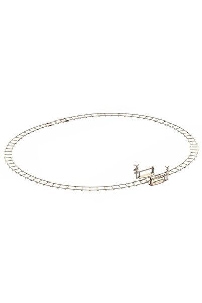 OEM 3D Wooden Puzzle - Train Track with Barrier, 159 pieces