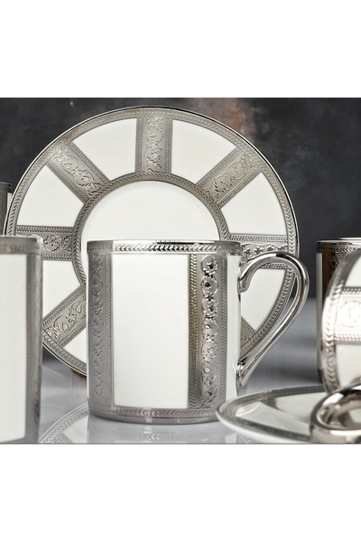 Kosova Çırağan Home Chest 6 Kişilik Kahve Fincan Takımı