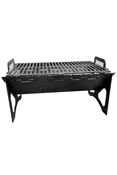 buz Garden Carbon Steel Portable Grill - 50 x 30 x 30 cm, 3 mm