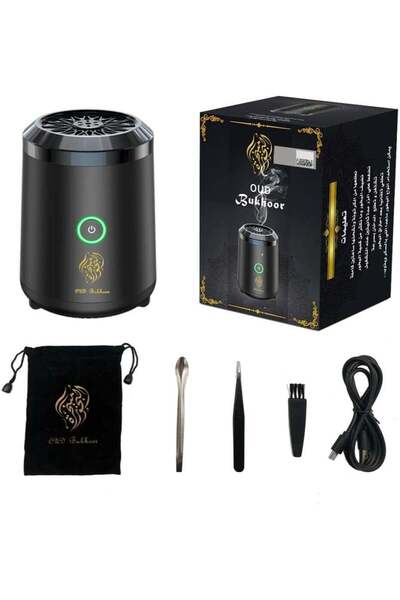 Oud Bukhoor BK18 Electric Diffuser - Portable USB Incense Burner for Home & Car