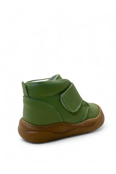 Tuğba Ortopedi 231 Orthopedic 100% Genuine Leather Unisex Baby Green First Step Boots