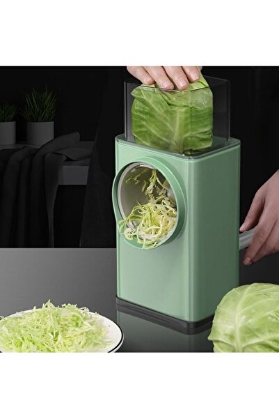 Generic قطاعة خضار متعددة الوظائف، مفرمة، مبشرة جبن دوارة، 3 في 1، مفرمة، مطحنة سلطة