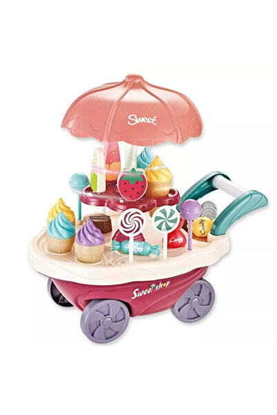 buz Jucărie carusel cu înghețată și dulciuri, lumini și sunete, plastic, mult...