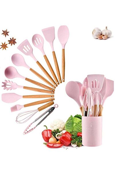 Generic مجموعة أدوات المطبخ المكونة من 12 قطعة من أدوات الطبخ المصنوعة من الس...