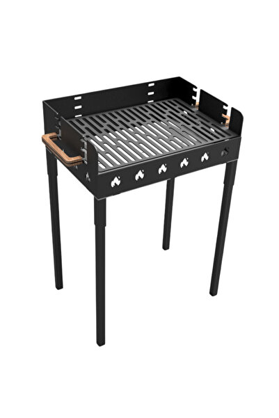 buz Grătar de grădină, reglabil pe înălțime 65 x 45 x 95 cm, 3 mm