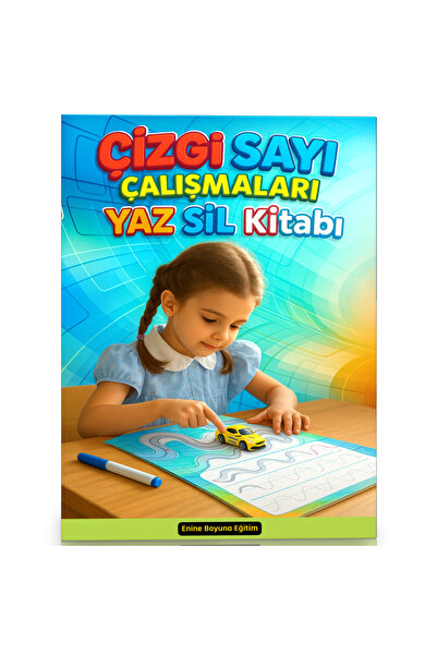 Enine Boyuna Eğitim كتاب تمارين الخط (مع إضافة سيارة لعبة)