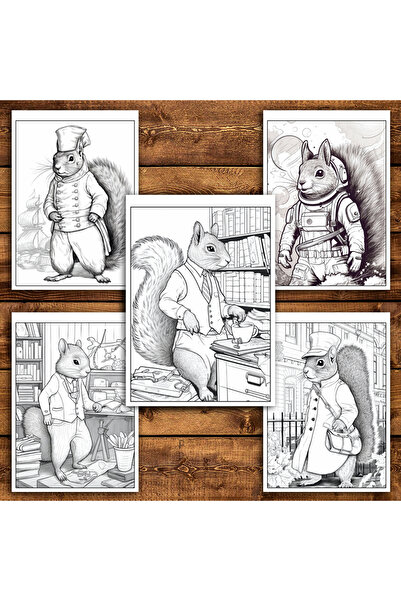 Legendary Gifts Painting book, 45 illustrations, Fantasy Squirrels Legendary Print Publishing House