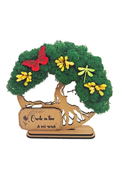 OEM Decorative Wall Art - Tree of Life with Stabilized Lichens, Motivational ...