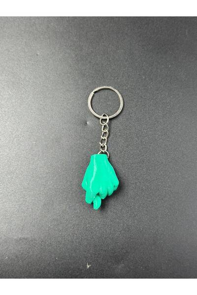 ucdminiobje Nah Anahtarlık Yeşil - Nah İşaretli Anahtarlık - El Figürü - El İ...