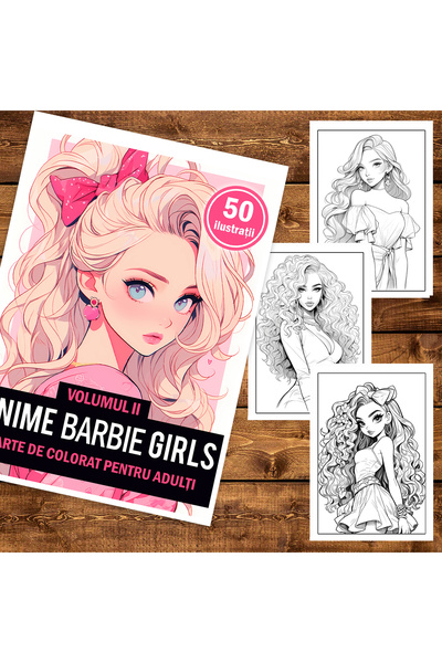 Legendary Gifts Carte de pictura, 50 de ilustratii, Anime Barbie Girls - Volu...
