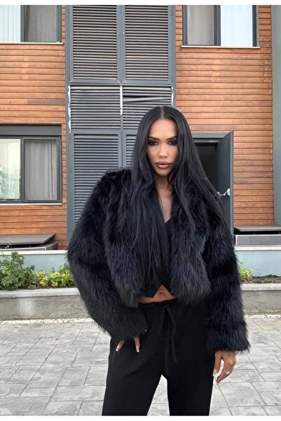 manana fashion Luxury Soft Women Premium Fur Coat Jacket