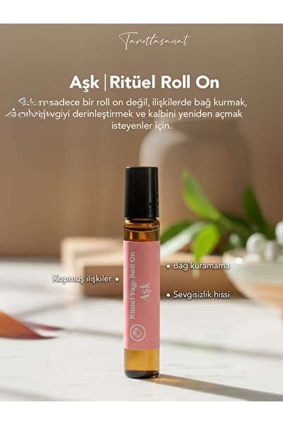 TarottaSanat - Aşk %100 Doğal Aromaterapi Ritüel Roll On 10 Ml