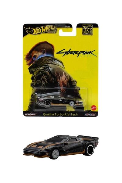 HOT WHEELS Premium - Pop Culture : Cyberpunk 2077 Quadra Turbo-R V-Tech (1/64)