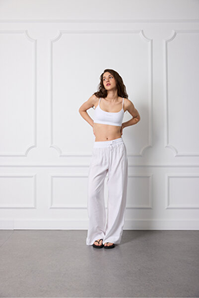 Beyyoglu Wide Leg Dökümlü Pantolon