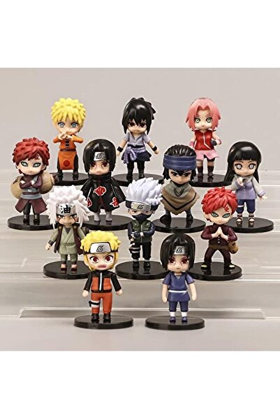 Other مجسمات أنمي ناروتو وساسكي - 12 قطعة