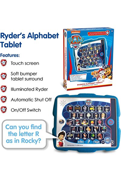 NİCKELODEON لوحة الأبجدية لرايدر من باو باترول