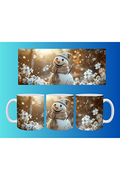 Evion Snowman Patterned Christmas Cup – the Joy of the New Year