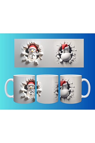 Evion New Year and Christmas Concept Mug – Colorful Custom Print Design