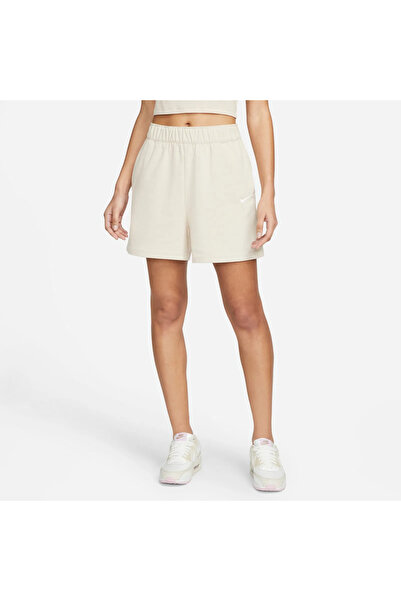 Nike Sportswear Jersey Kadın Krem Günlük Şort