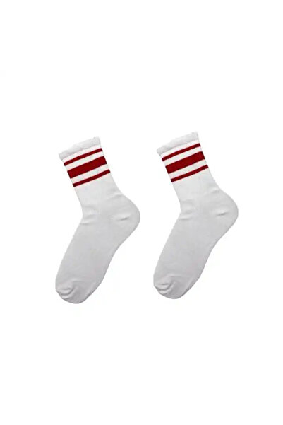 CNS Concept Red Striped Tennis Socks