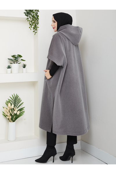 Rüyam Moda Poncho Feathered Stamp