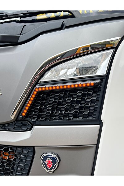 Karadeniztırmarket YENİ SCANIA PANJUR LED LAMBA TURUNCU RENK 2 ADET