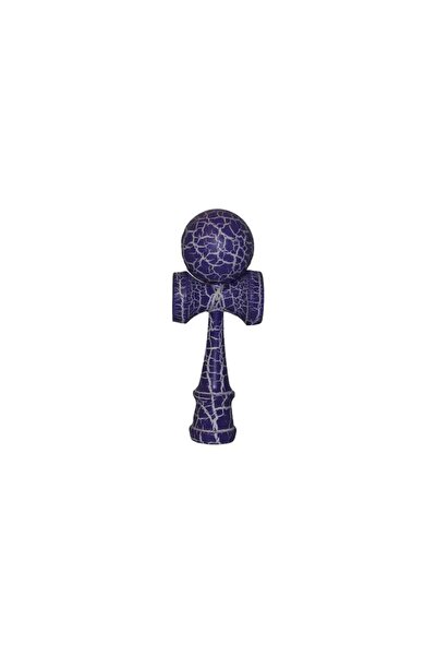 OEM Jucărie Kendama interactivă, din lemn, 18,5 cm, cupe standard, 7 ani, mov