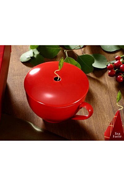 Tea Forte Tea porcelain cup Cafe Cup Ruby Red