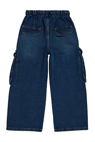 Civil Girls Big Pocket Pants for Ages 6-9 - Blue8-9 Years