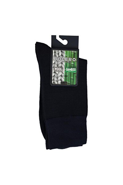 Bolero Men's Premium Wool Bamboo Socks Navy Blue