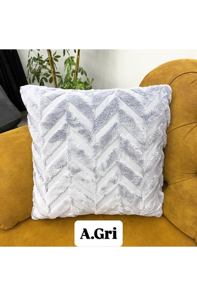 öz ce yiz 45x45 Ölçüde Welsoft Kırlent Kılıfı Fermuarlı