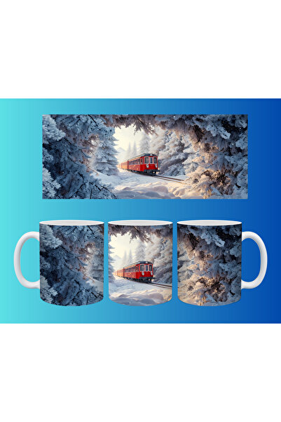 Evion New Year and Christmas Concept Mug – Colorful Custom Print Design