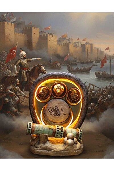 CURCUNA HEDİYELİK Osmanlı Şahitopu Işıklı Konik Tütsülük