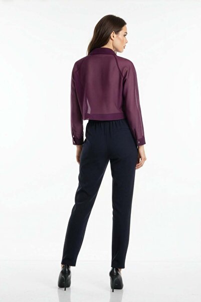 UTOPIAN Yarasa Kol Regular Bluz