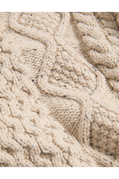 Marks & Spencer Pamuk Karışımlı Örgü Desenli Kazak (2–8 Yaş)