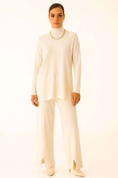 DağdevirenTkstl Women's High-Top Knitwear Set