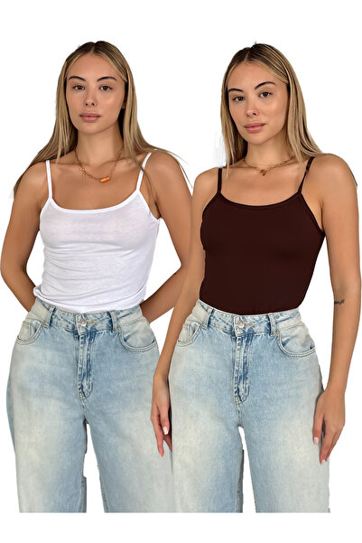 RDK Giyim Γυναικείο Σετ Αθλητικών Εσωρούχων με Λεπτές Τιράντες 2 τεμαχίων - Λ...