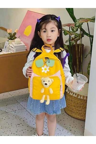 genernic حقيبة أطفال روضة صفراء 12 بوصة (30 سم)