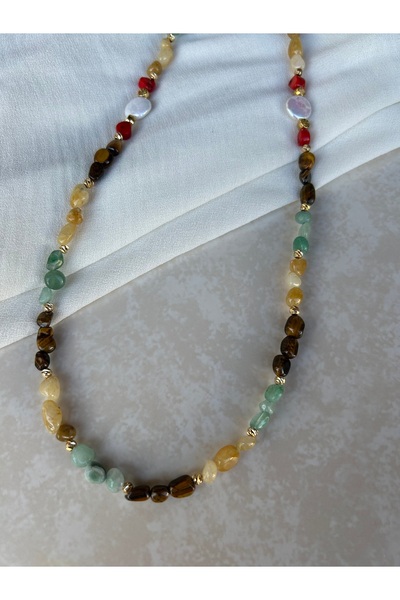 Mi Amo Sitrin,Kaplangozu, Mercan, Aventurin , Aquamarin ve Barok Inci Karisik...