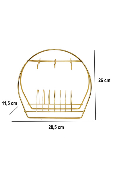 EVSTYLE МЕТАЛЕВИЙ ФІКАНЛИК - ЗОЛОТИЙ