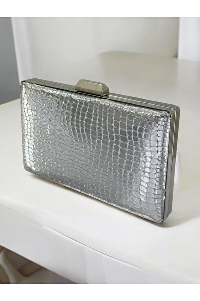 Wedding Fashion Geantă de seară cu model cu sclipici laser, crocodil, crocodi...