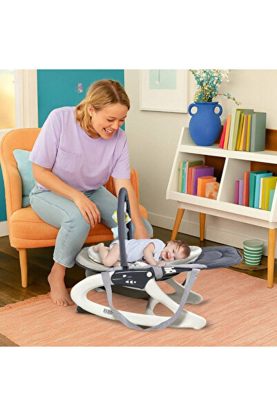 ALRWAD Baby Rocking Chair, Infant Swing, 2-Speed Baby Rocker, Music, Adjustable Rocker