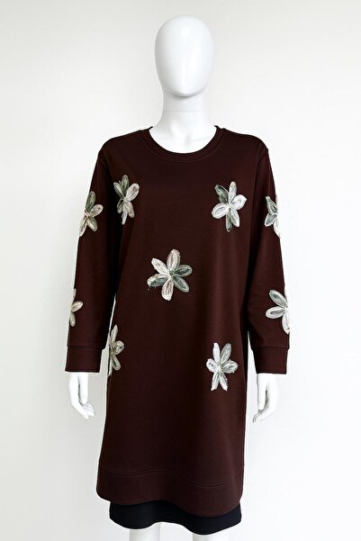 SENFONİ Floral Long Tunic