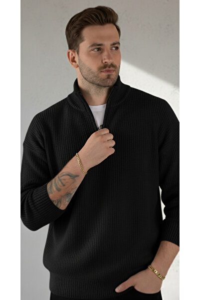 viperkombin Half Zip Knitted Sweater Winter Standard Fit